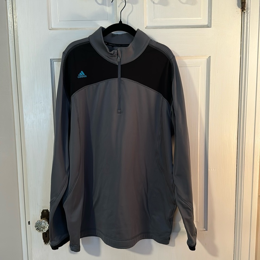 COPY - Adidas Golf Long Sleeve Men's 1/4 Zip Climawarm Pullover Sz XL Athletic …